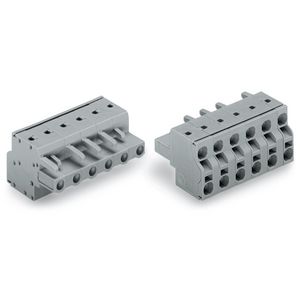 2-draads FE steker 2,5 mm² grijs 231-2202/026-000 VVE=100