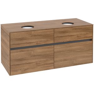 Wastafelonderkast Collaro 1200x548x500mm Oak Kansas C04400RH