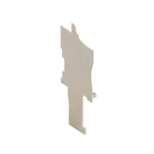 Afsluit- eindplaatterminals d.beige h:14.6mm Wi VVE=20