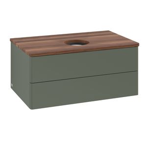 Wastafelonderkast Antao 800x360x500mm L.Green Matt Lacquer K19012HL