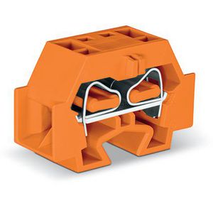 Ruimtebesparende 4-draads eindklem z.drukknop 262-356 VVE=50