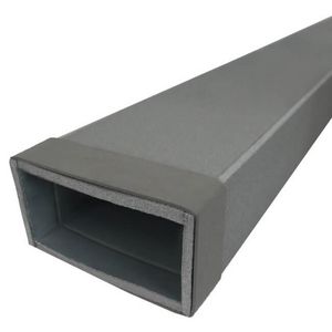Instortkanaal 220x80mm Thermoduct 9mm geisoleerd L=3000mm