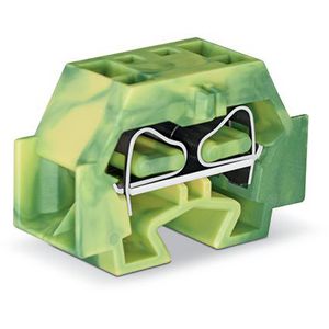 4-draads klem zonder drukknop met klikvoetje 262-357 VVE=50