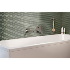 Logis baduitloop 3/4chroom aansl. L=195mm