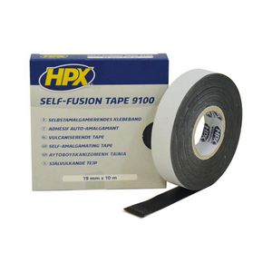 Zelfklevende tape HPX vulkaniserende tape 19mmx10m Zwart