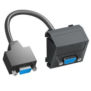 Draagplaat VGA met kabel connector-connector 45x45mm 6104673