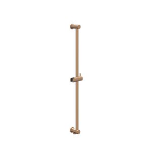 Glijstang 80cm geïntegreerde wateruitlaat geborsteld mat koper