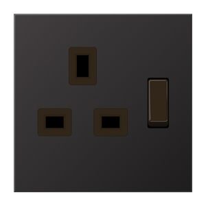 Wandcontactdoos Dark Brit.St.afschakelaar LS990