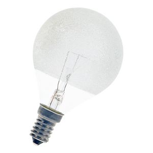 Gloeilamp globevormig G60 E14 240V 25W Ice Crystal