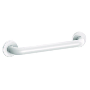 Wandbeugel Ø32mm 400mm staal nylon wit