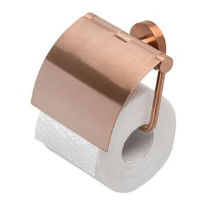 Closetrolhouder met klep NEMOX  Brons geborsteld