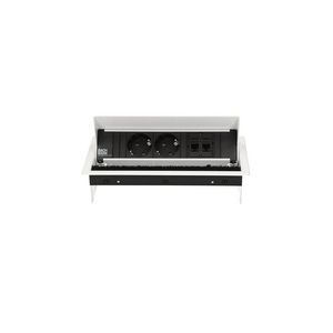 CONI 2x 230V RA 2x CAT6 0,2m GST o.g. wit