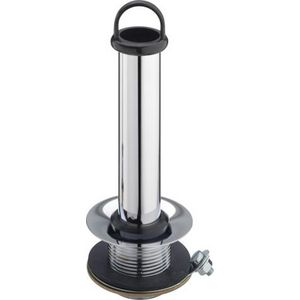 Standpijp Met Plug 1 1/4x70x40x120 messing/verchroomd