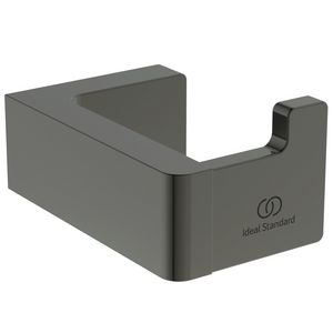 conca handdoekhaak rechthoekig enkel magnetic grey (grijs) T4506A5