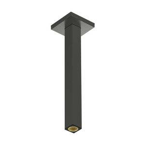 Plafondaansluiting E 30cm Brushed Black Chrome