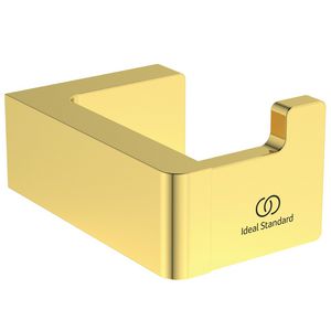 conca handdoekhaak rechthoekig enkel brushed gold (mat goudkleurig) T4506A2