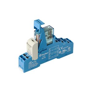 Interfacerelais 2 wisselcontacten 8A 24V DC.