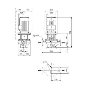 Inlinepomp TP 100-160/2-A-F-A-BQQE 400D 50HZ