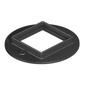 Apparatuurafdekplaat voor 1x Schuko in US80 polyamid