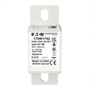 Zekeringelement FUSE 350A 690VAC/800VDC 000FN/70 AR CU VVE=5