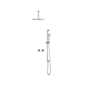 Afbouwdeel regendouche IVY combiset Nexus 3 inbouwthermostaat chroom CSN3EXCRCFBB excl. inbouwbox