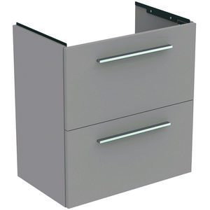 Wastafelmeubel I.LIFE-S 60cm 2x la mat lichtgrijs