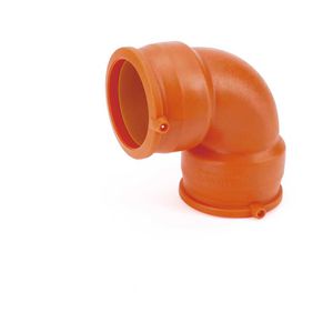 Bocht 90° FUSAPEX 2.0 PE-X elektrolasfitting 110mm oranje