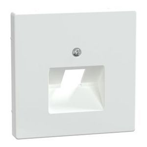 Centraalplaat RJ45 enkelvoudig Lotuswit SysD