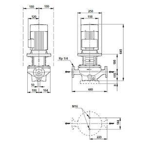 Inlinepomp TP 50-230/4-A-F-A-BQQE 400D 50HZ