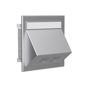 STAGO DATA DUBBEL GEHOEKT EXCL KEYSTONES ZILVER