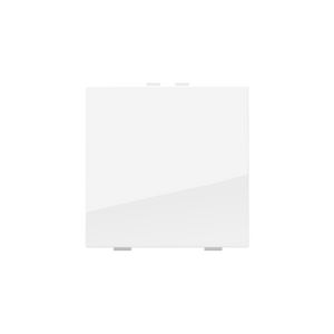 Enkelvoudige drukknop Home Control hoogglans wit