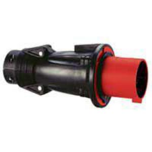Stekker recht 400V 63A 5-polig IP44 rubber Hypra