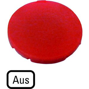Indicatieplaatje vlak rood "uit"