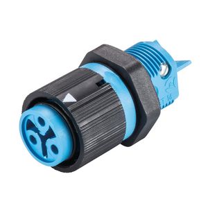 Schroef RST16I3 female chassis lichtblauw VVE=100