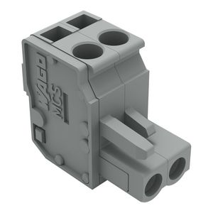 1-draads FE steker HA 2,5mm² grijs 232-202/026-000 VVE=100