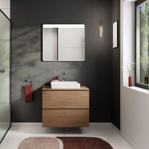 Console Xilesa E 780/550 met uitsparing midden gesl. opzetwastafel CAO