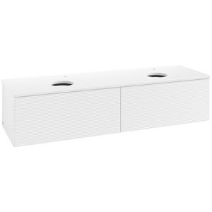 Wastafelonderkast Antao 1600x360x500mm White Matt Lacquer K39150MT