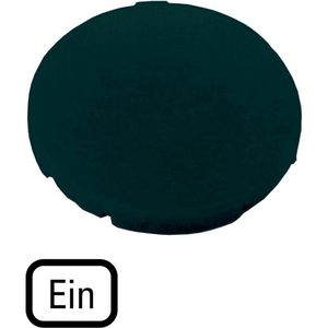 Indicatieplaatje vlak zwart "aan"