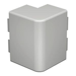 Buitenhoek 60x130mm polyvinylchlorid lichtgrijs VVE=2