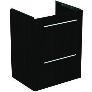 Wastafelmeubel I.LIFE-S 50cm 2x la coffee donker eiken