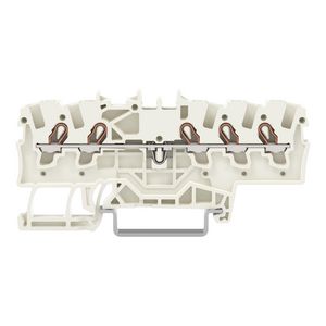 5-draads rijgklem 1,5mm² voor Ex e II lichtgrij VVE=20