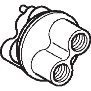 Spoelstop tbv Vario inb.deel eengreeps mengkr.02000100+02010100