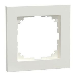 Afdekraam M-Pure 1-voudig Kunststof Polarwit Systeem M