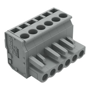 1-draads FE steker HA 2,5mm² grijs 232-206/026-000 VVE=50