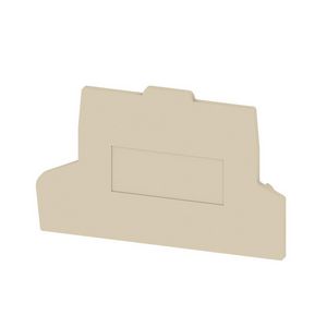 Afsluit- eindplaat (terminal) h:48.55mm b:1.5 m VVE=20