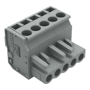 1-draads FE steker HA 2,5mm² grijs 232-205/026-000 VVE=100