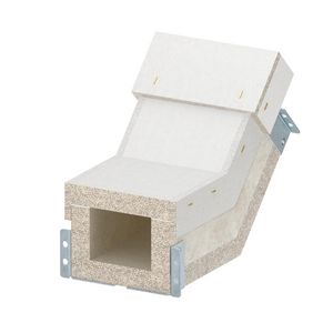 Verticale bocht stijgend EI60 voor PLCS D060810 100x80