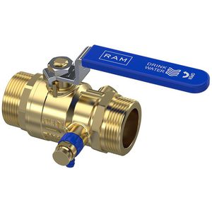 Kogelkraan S28 1.1/2" bu.dr. x 1.1/2" bui.dr DN3