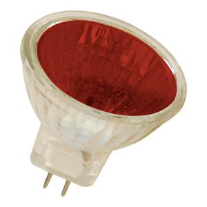 Laagvolt halogeenreflectorlamp MR11 GU4 12V 20W 30D rood