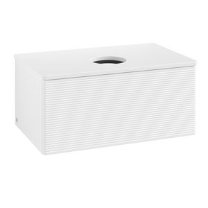 Wastafelonderkast Antao 800x360x500mm White Matt Lacquer L30110MT